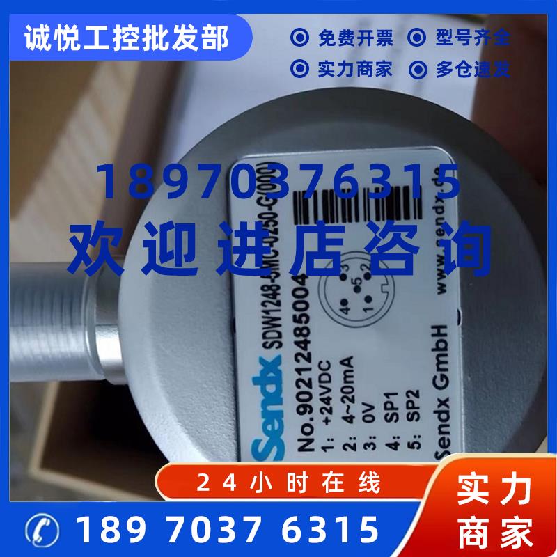 议价SDW1248-5MC-0250-G(000) 传感器SENDX 90212485004数显压力