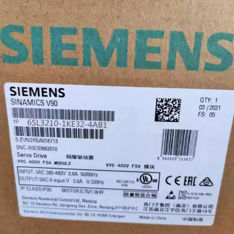议价6SL32101KE324AB1G120C变频器带内置A级滤波器6SL3210-1KE32-
