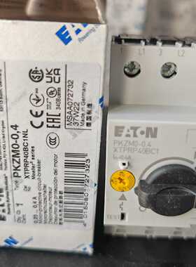 议价伊顿穆勒PKZM0-0.4进口马达保护断路器UL  CSA EATON标非MOEL