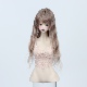 桃气岛屿BJD假发马海毛自然曲长披发