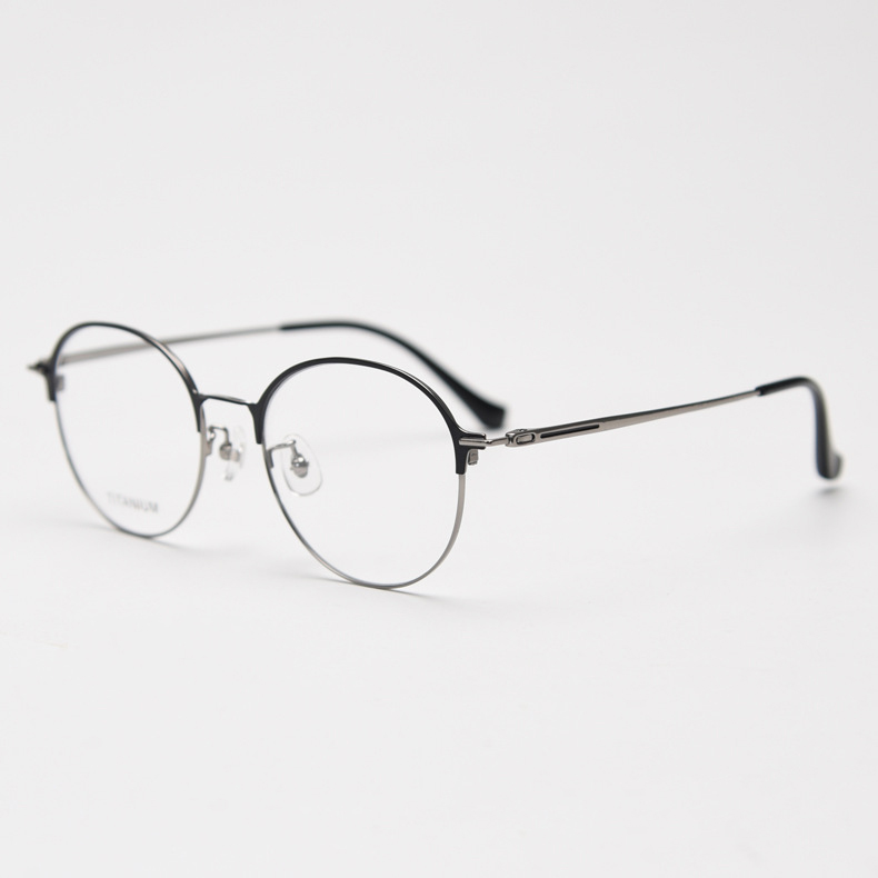 10克韩版半钛椭圆形细边近视眼镜框文艺男女同款平光镜架可配度数