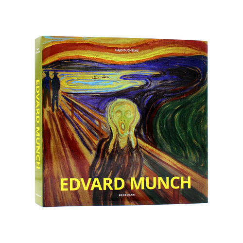 现货包邮 艺术家专著 Edvard Munch 爱德华·蒙克 现代印象派艺术家 表现主义先驱 艺术入门画册 进口原版 多语种 精装