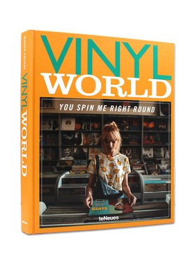 现货包邮 Vinyl World: You Spin me Right Round 唱片世界 黑胶传奇唱片 艺术文化历史记录 唱片杂志插图图像集 英德双语原版进口