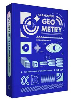 正版包邮 Glamorous Geometry 魅力几何平面设计新趋势 新趋势魅力创意几何图形应用 构成色彩搭配平面设计 英文原版
