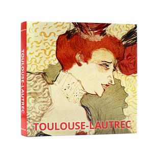 现货包邮 艺术家专著 Toulouse-Lautrec 亨利·德·图卢兹·罗特列克 蒙马特尔之魂 后印象派 艺术入门画册 进口原版 多语种 精装