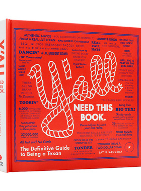 现货包邮 Y'All: The Definitive Guide to Being a Texan 德克萨斯的权威指南 独特的德克萨斯历史 英文原版