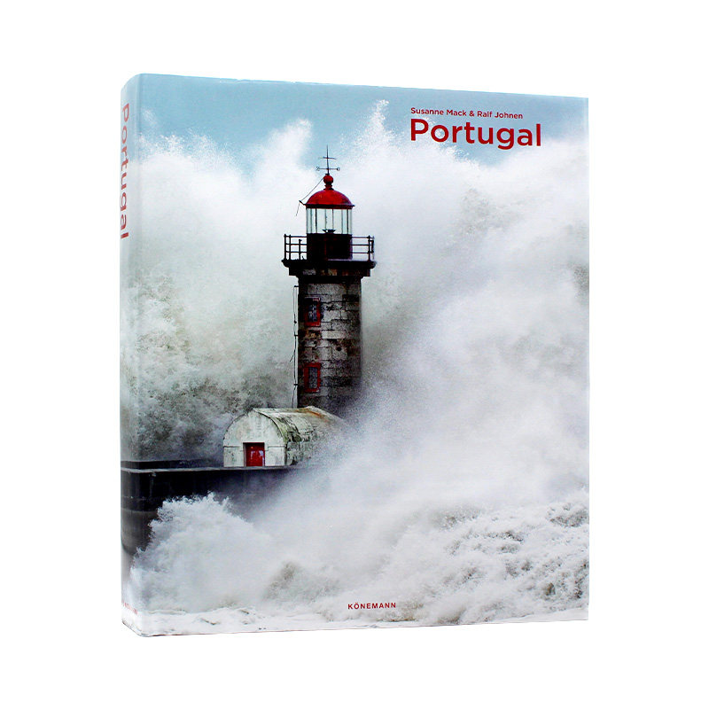 现货包邮 Portugal 葡萄牙 迷人的海湾 奇异的岩石地貌 宽阔的沙滩 北面是著名的葡萄酒之乡 进口原版 多语种 精装