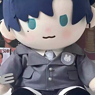 学院制服40cm娃衣栗猫学院套装棉花娃娃娃衣一番赏灰兔学园娃衣服