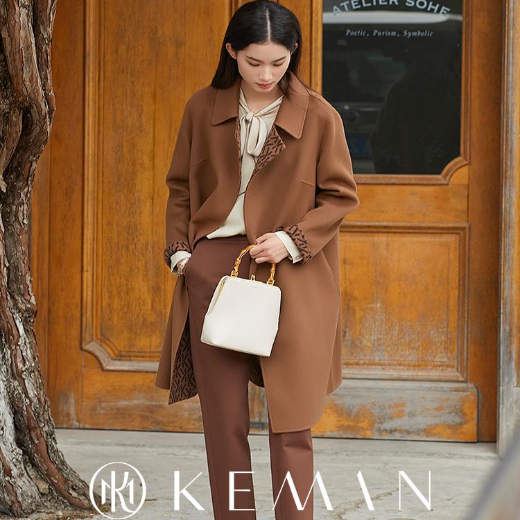 秋冬直筒显瘦小脚裤纯色裤子