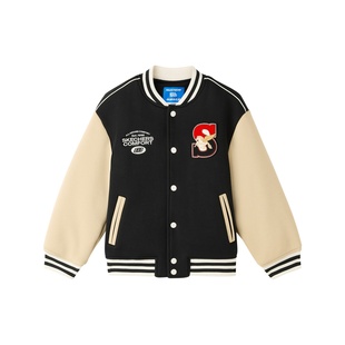 Skechers斯凯奇2026新款 男童秋冬休闲针织裥棉棒球服外套L126B014