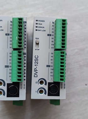 台达PLC DVP12SC11T配件可配齐成色实物图功能正常包好