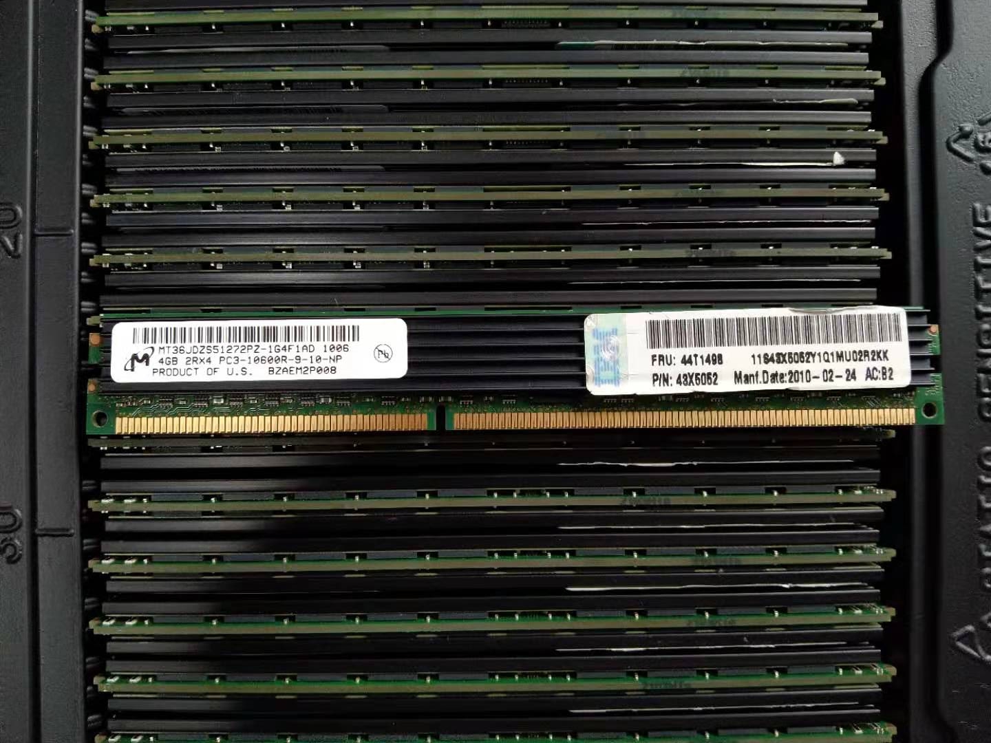 镁光4G DDR3 1333 ECC REG PC3-10600R服务器内存条半U 窄条 电脑硬件/显示器/电脑周边 内存 原图主图