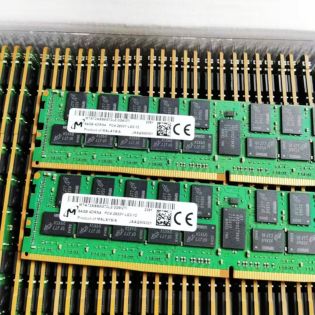 镁光64G 4DRX4 P4-2933Y-LRDIMM 服务器内存MTA72ASS8G72LZ-2G9D1