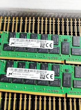 镁光64G 4DRX4 P4-2933Y-LRDIMM 服务器内存MTA72ASS8G72LZ-2G9D1