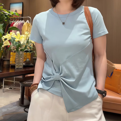 设计感短袖t恤女大码胖mm2026夏季新款爆款宽松显瘦女士半袖上衣