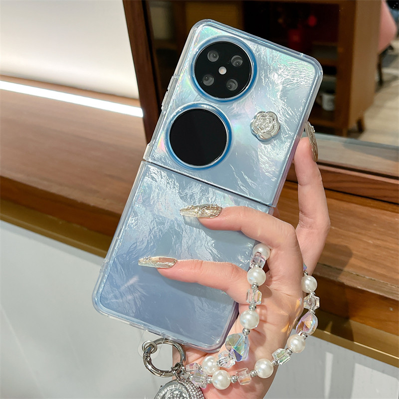 适用于华为pocket2手机壳锡纸纹新款折叠屏个性款pocket S全包防摔相框p50pocket高级简约女款手链软胶保护套,3C数码配件,手机保护套/壳,淘宝优惠券,粉丝福利购,淘宝优惠卷