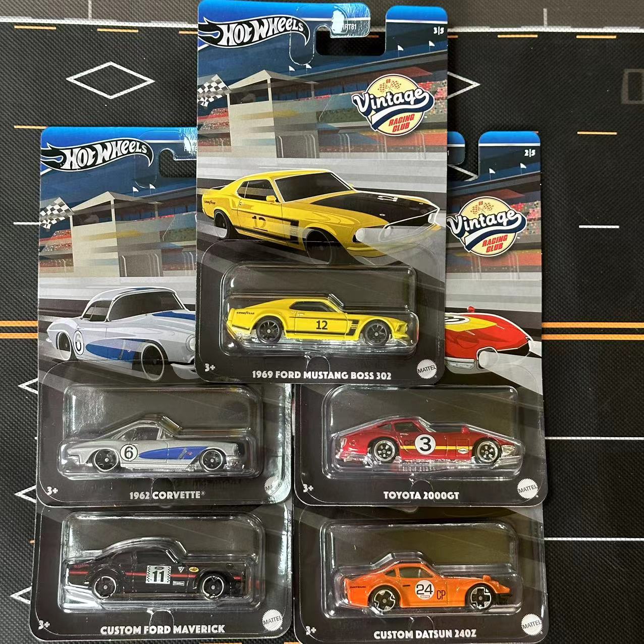 HRT81风火轮 hotwheels  复古赛车俱乐部达特桑丰田2000GT 野马 玩具/童车/益智/积木/模型 合金车/玩具仿真车/收藏车模 原图主图