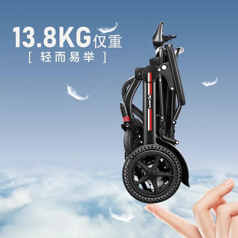 德国海外电动轮椅车折叠轻便智能全自动残疾人老人便携小型代步车