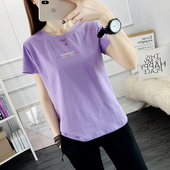 冰丝速干短袖 徒步弹力透气跑步快干衣女圆领运动t恤 t恤女户外夏季