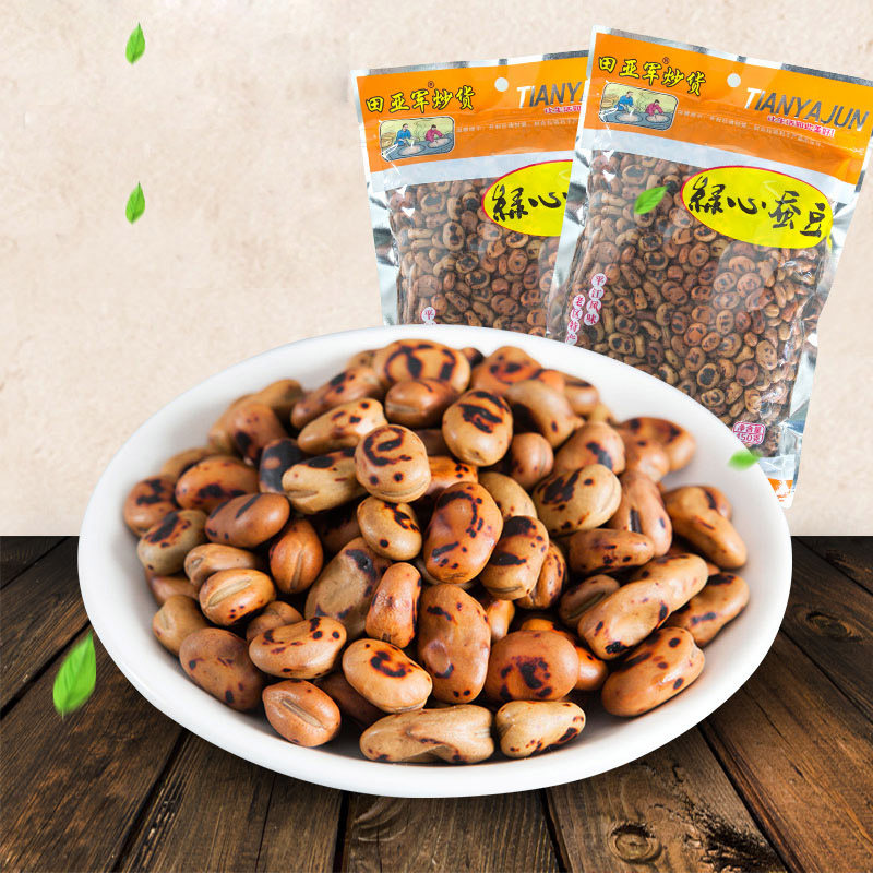 湖南平江特产绿心蚕豆 农家原味散装蚕豆零食小吃4林读辛一京华