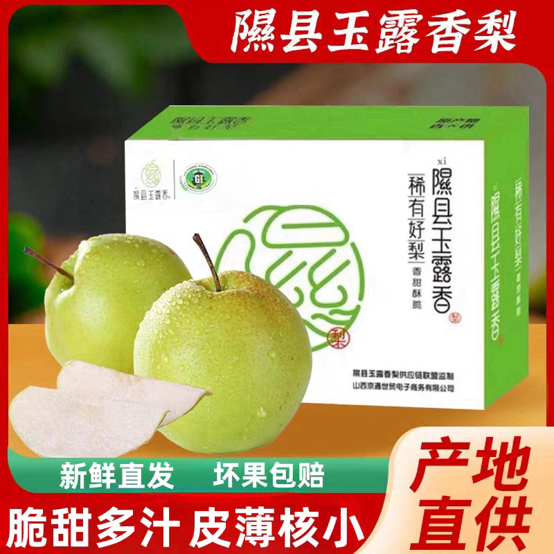山西玉露香梨正宗隰县梨子应季新梨