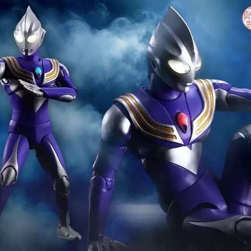现货 日版 万代真骨雕SHF 迪迦 奥特曼 TIGA 空中型平成三杰正版