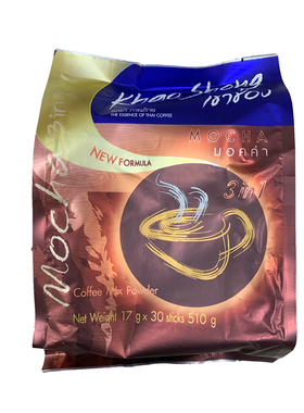 泰国进口KHAO SHONG高崇牌三合一摩卡风味速溶咖啡510g 固体饮料