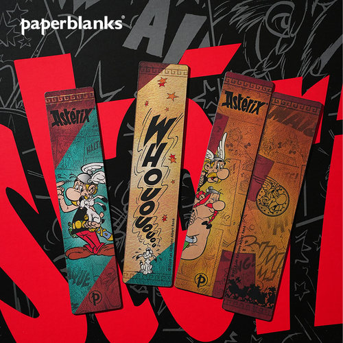 paperblanks佩兰克书签礼盒高卢英雄历险记纪念品周边文具套装学生精美古动画人物高档精致创意文创小礼品