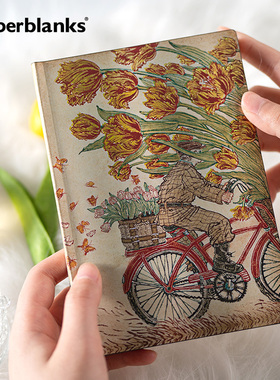 paperblanks佩兰克软皮笔记本本子与裕子的生活系列荷兰之春日记本手帐记事本女生小学生文艺精致画画摘抄本