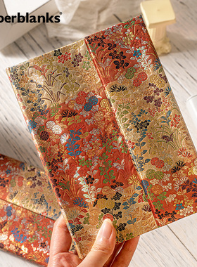 paperblanks佩兰克笔记本本子记事本日本和服系列红花日记本手账本复古文艺精致手帐小学生创意文具生日礼物