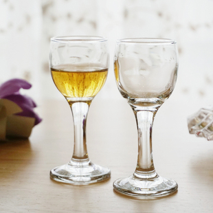 矮脚品酒洋酒烈酒白酒无铅玻璃一口杯进口加厚耐用LAV龙舌兰酒杯