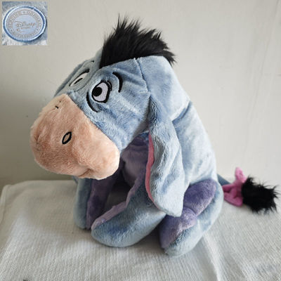 憨憨的小熊维尼朋友蓝色伊尔驴屹耳驴Eeyore公仔毛绒玩具生日礼物