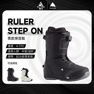 ON单板滑雪装 傲天极限2425款 RULER快穿STEP 滑雪鞋 备 BURTON男款