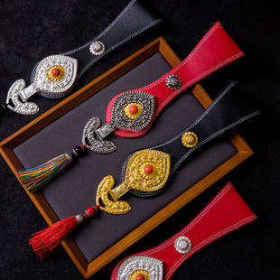 藏族配饰腰带藏式皮带铜合金藏袍服装锅庄舞服饰腰挂小罗荣