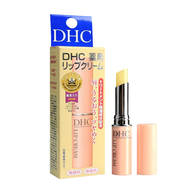 日本dhc 唇膏纯橄榄护唇膏滋润防干裂1.5g