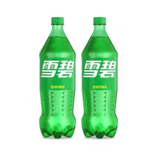 可口可乐雪碧含糖口味888ml*2瓶