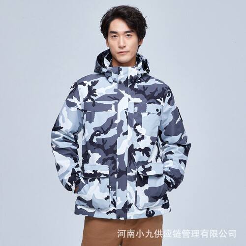 羽绒内胆三合一冲锋衣户外徒步登山服防风防水外套滑雪服定制LOGO