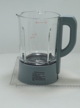 美的破壁豆浆机配件PB80F67/PB80F67S原装全新加热搅拌玻璃杯组件