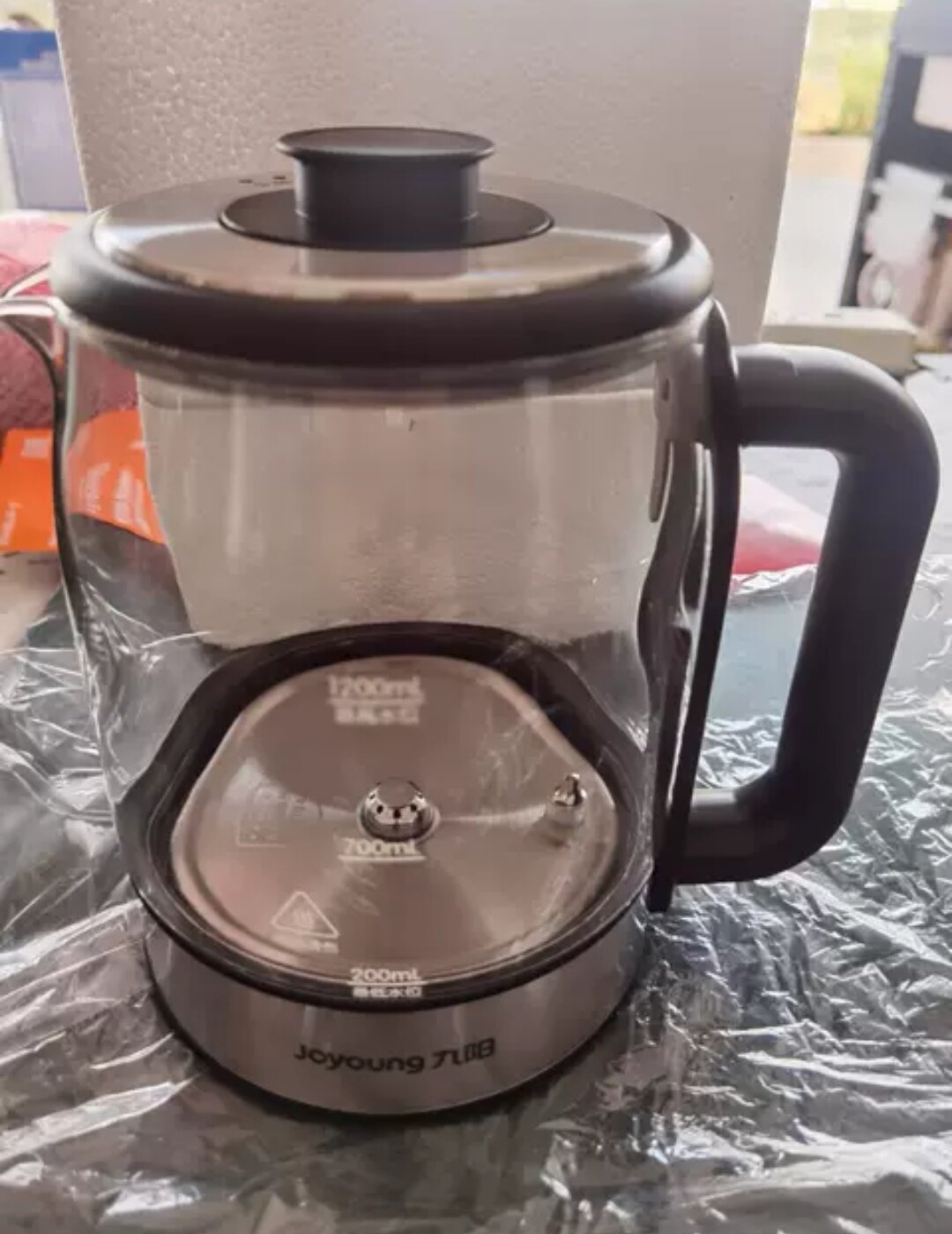 九阳茶吧机饮水机配件JCM85下进水玻璃烧水壶.原装全新.999耦合器
