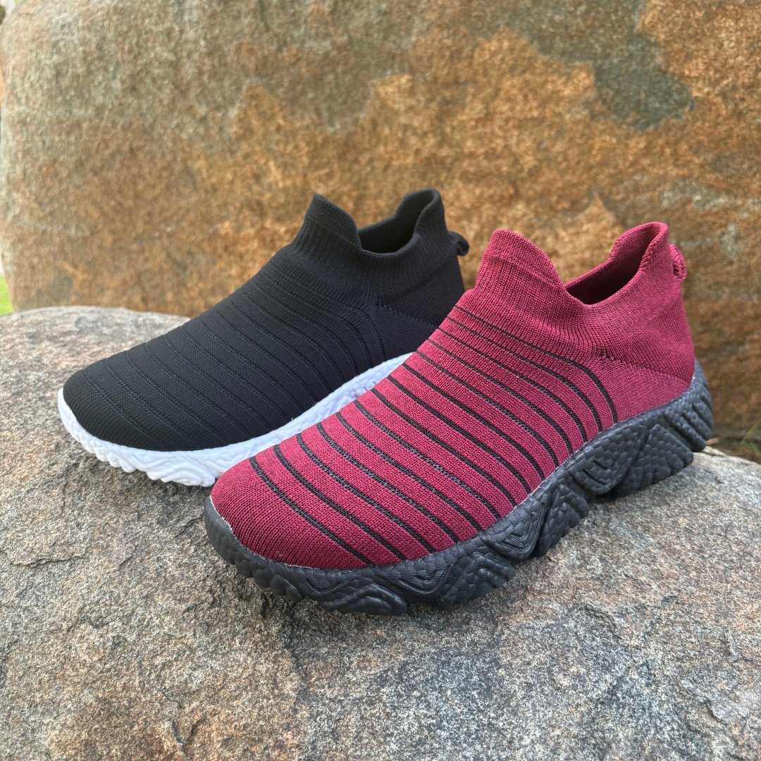 妈妈鞋秋季透气轻便软底飞织网面鞋厚底运动鞋一脚蹬健步鞋女清仓,女鞋,健步鞋,淘宝优惠券,粉丝福利购,淘宝优惠卷