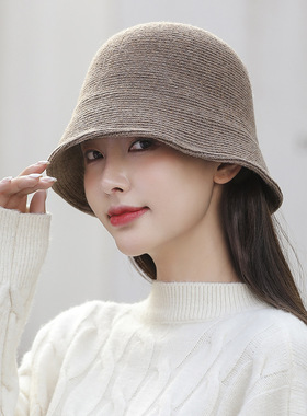 春秋户外渔夫帽科派女帽子
