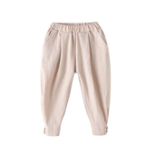 秋款 小脚裤 长裤 子女童裤 中国风童装 子灯笼裤 男童裤 复古手工盘扣裤