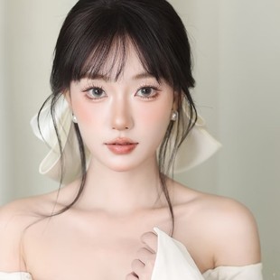 法式 超仙白色缎面蝴蝶结发饰轻奢高级感发夹精致显脸小百搭头饰