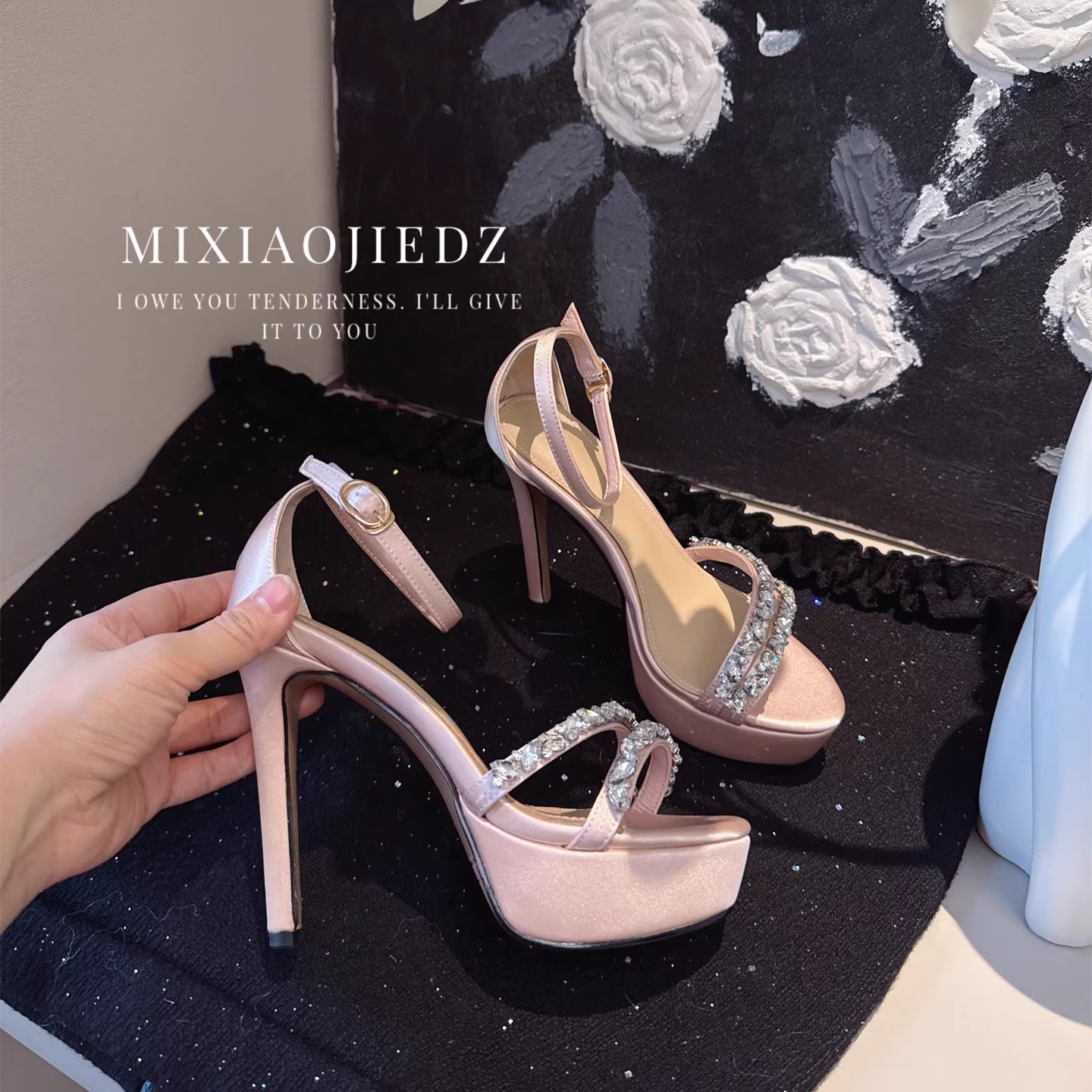 米小姐2025新款超高跟凉鞋