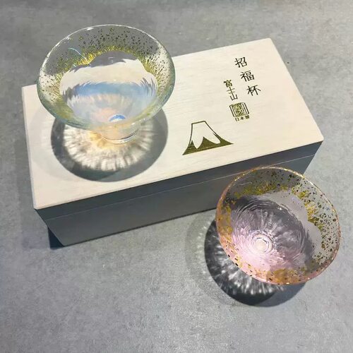 佐佐木八千代富士山清酒杯酒杯批发水杯茶杯百货礼品家用茶具