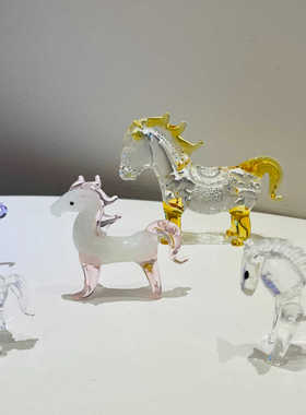 粉色独角兽新年生日礼物客厅摆件