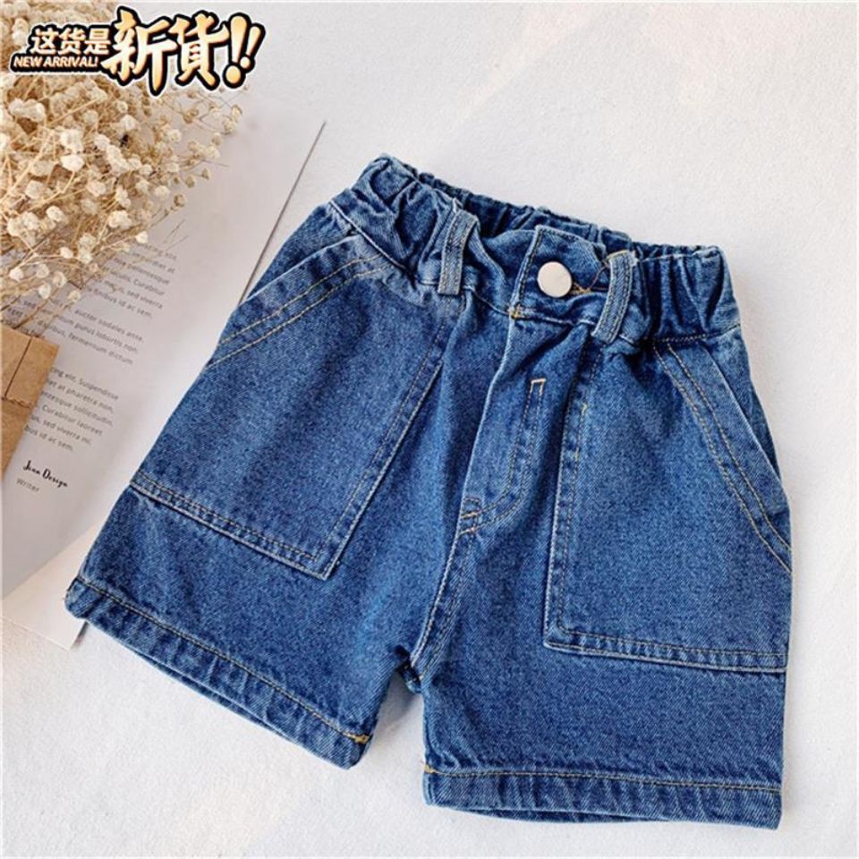 休闲牛仔中裤宝宝新款夏天童装