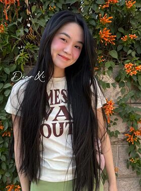 L少女 DEAR.XI 辣妹短款字母tee 休闲慵懒感印花短袖T恤 26027#