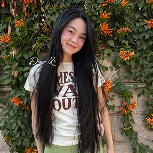 字母tee 辣妹短款 休闲慵懒感印花短袖 T恤 L少女 26027 DEAR.XI