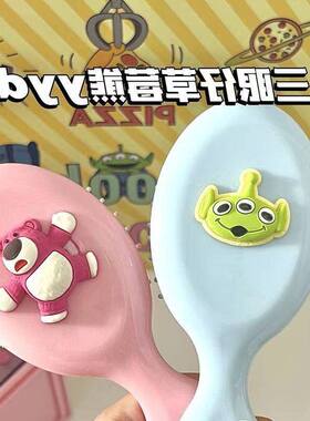 便携ins风梳子立体防静电气垫仔